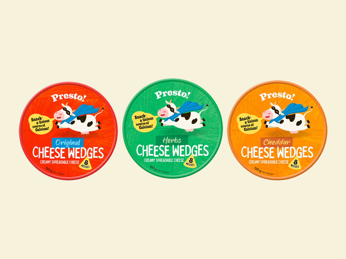 Presto! Cheese Wedges